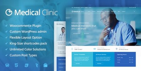 Medical Clinic Health & Doctor Medical WordPress Theme