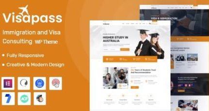 Visapass – Immigration Consulting WordPress Theme