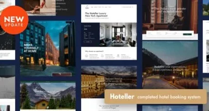 Hoteller – Hotel Booking WordPress Theme